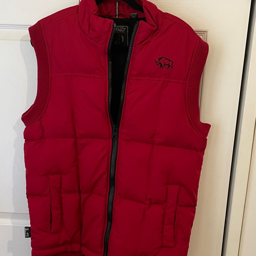 Buffalo David Bitton Red Puffer Vest